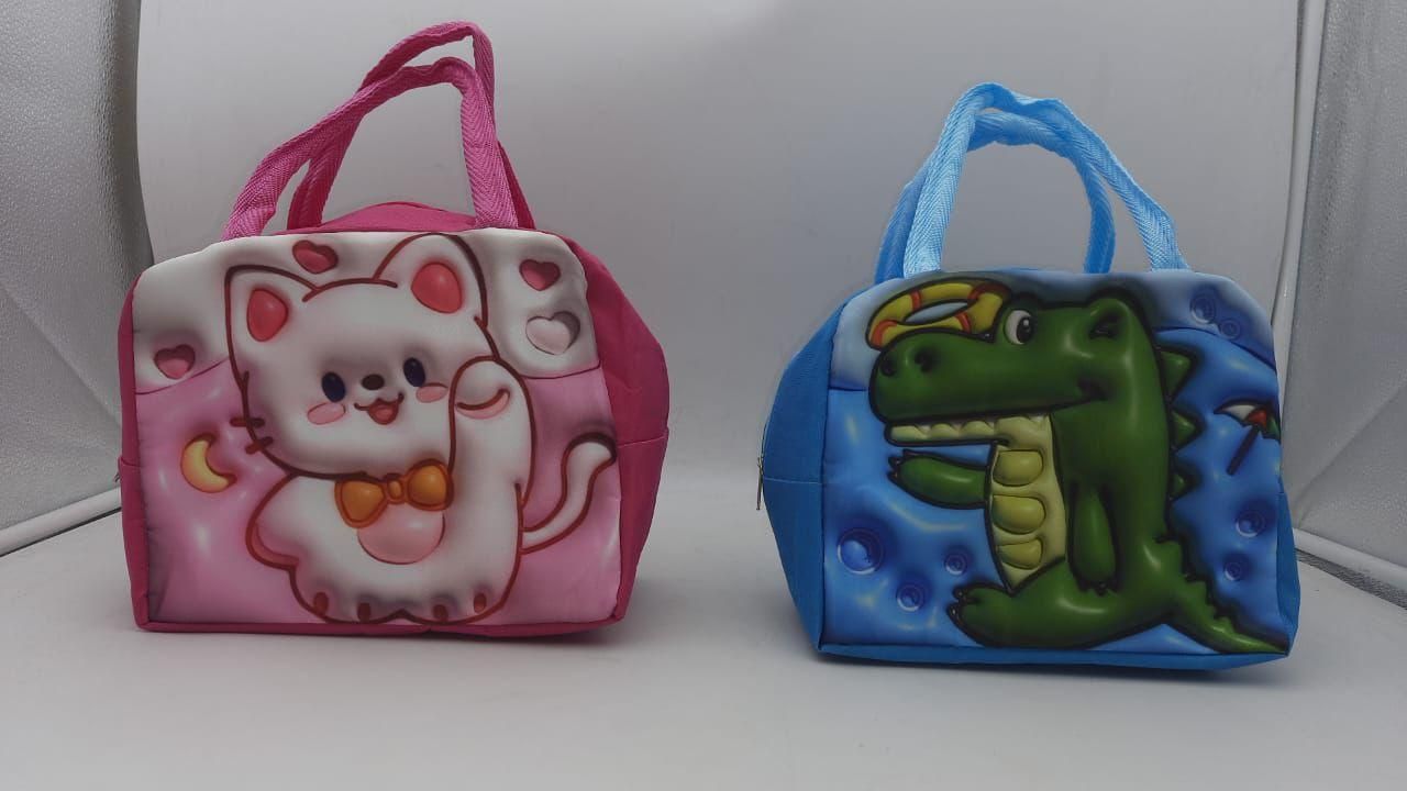 3D Cartoon Insulation Large Capacity Lunch Bag Waterproof