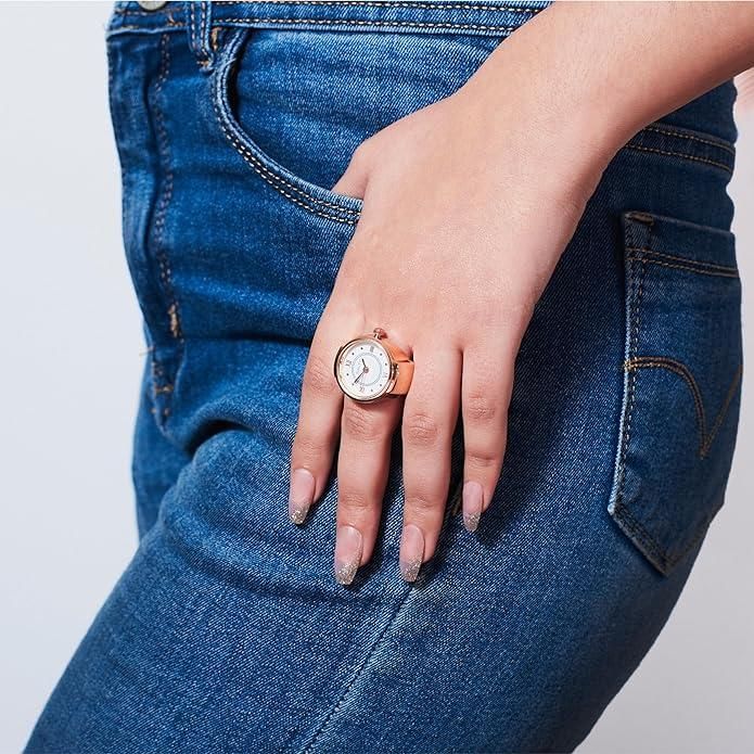 Salty Girl Boss Salty Watch Ring - Rose Gold