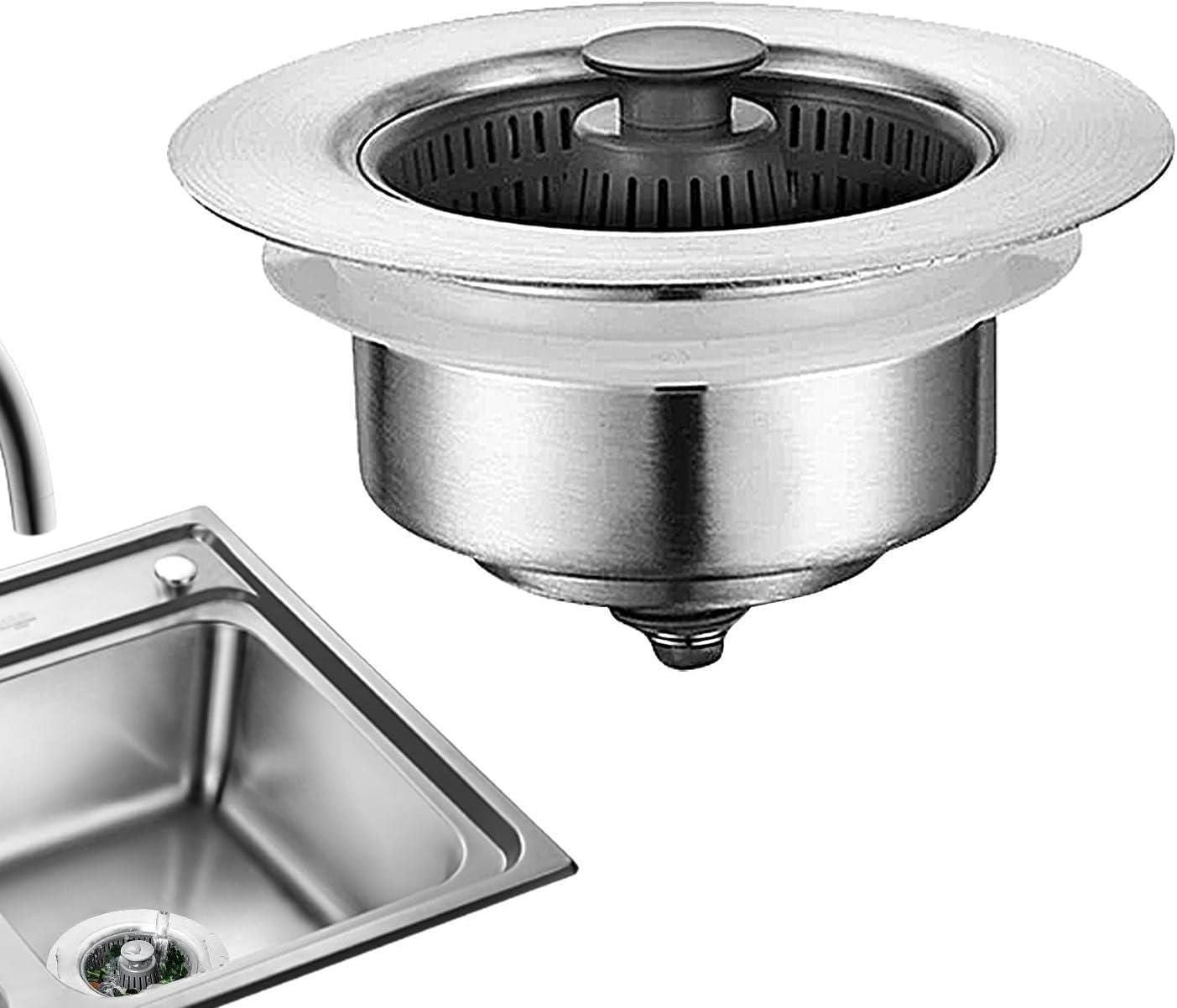 Stainless Steel Drain Filter Sink Plug