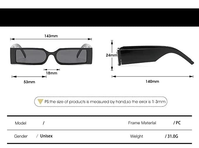 Black Rectangular glasses