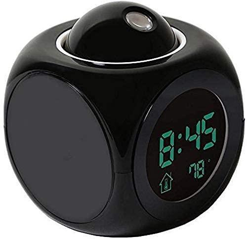 Digital LCD Talking Alarm Clock with Projector Time Display