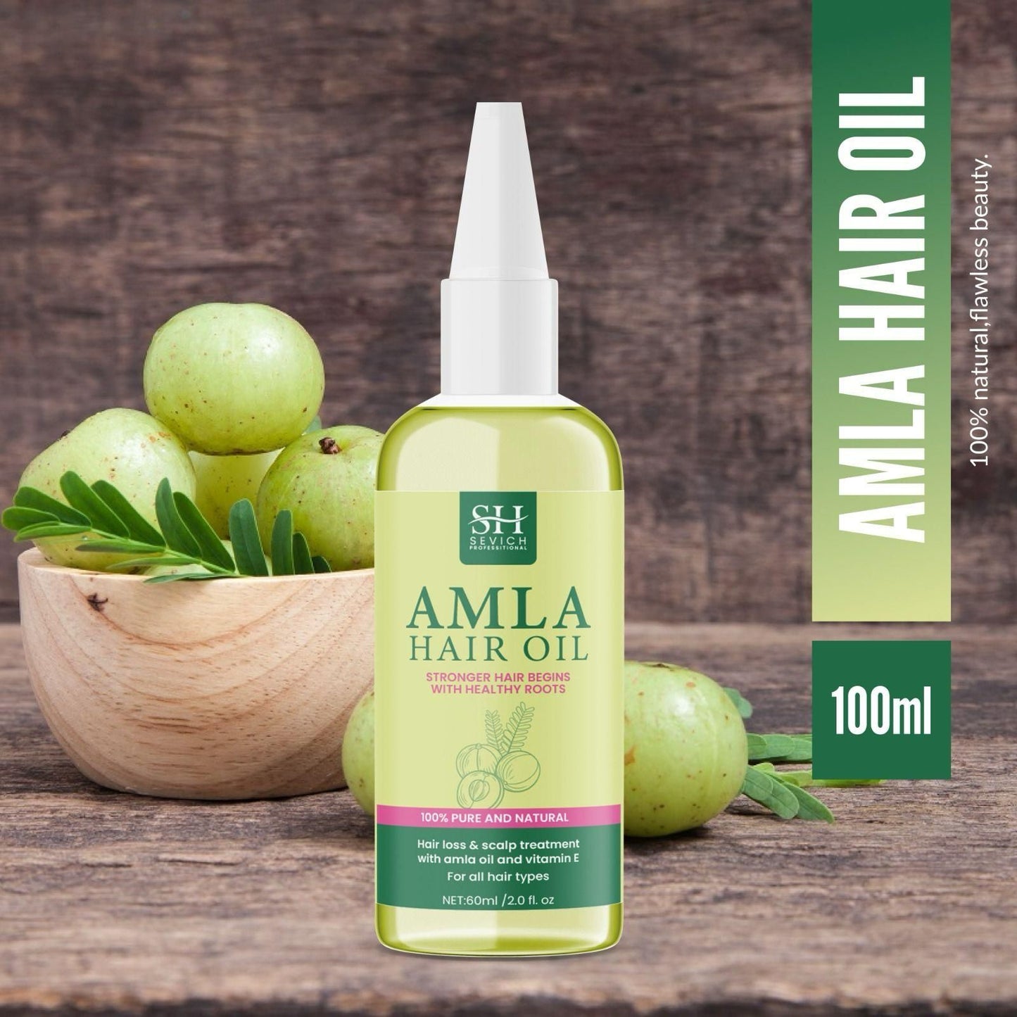 SH Amla Hair Oil 60ml - Nourish Your Hair Naturally (Pack of 2)