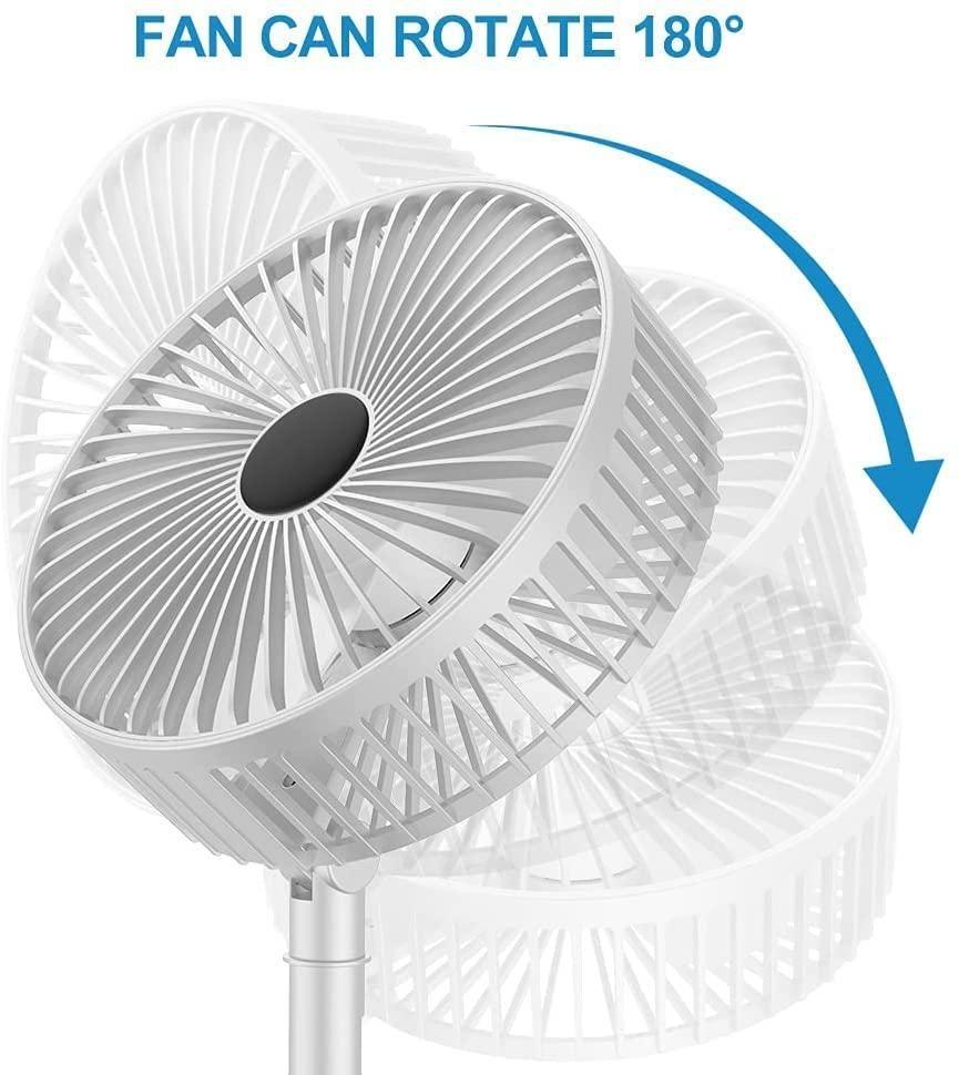 Powerful Rechargeable Table Fan