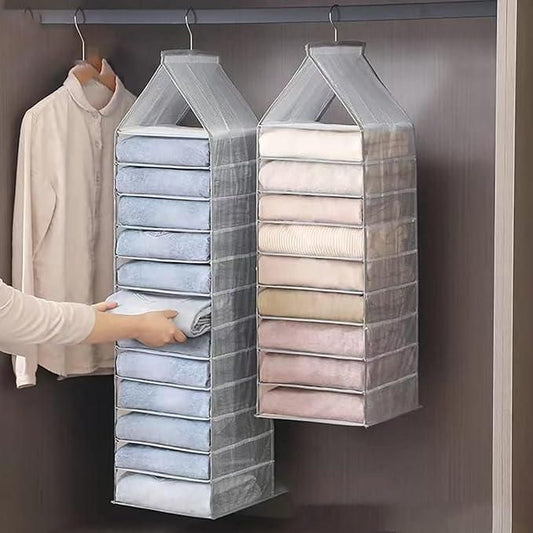 Hanging Closet Foldable Organizer 6 Slots