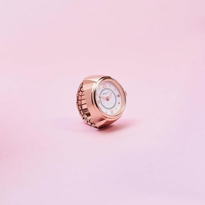 Salty Girl Boss Salty Watch Ring - Rose Gold